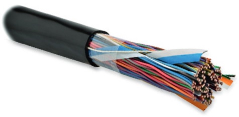 Кабель Hyperline витая пара, неэкранированная U/UTP, категория 5, 100 пар (24 AWG), одножильный (solid), внешний, UV PE, -40°C - +70°C, черный UUTP50-C3-S24-OUT-PE-BK UUTP50-C3-S24-OUT-PE-BK