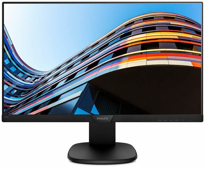 Монитор Philips 23,8" 243S7EYMB 1920x1080 IPS W-LED 16:9 5ms VGA DP 20M:1 178/178 250cd Speakers Speakers HAS Pivot Swivel Tilt Blak 243S7EYMB/01 243S7EYMB/01