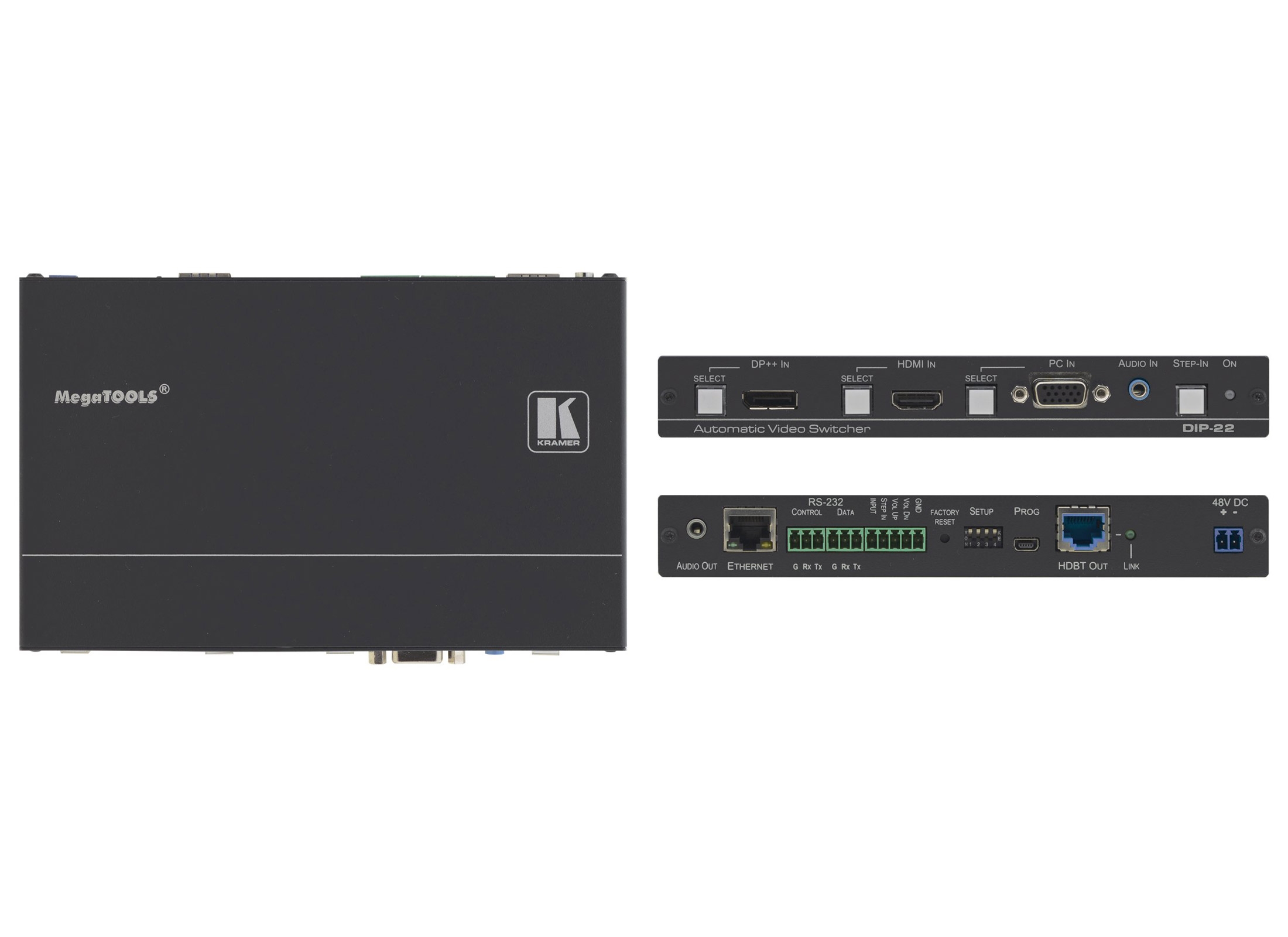 Масштабатор Kramer VP-426 VGA / YUV или HDMI в VGA и HDMI 70-04260090 70-04260090