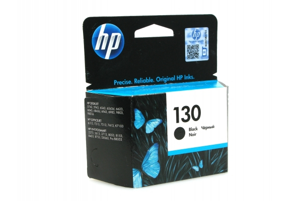 Картридж струйный HP № 130 для DeskJet 5743/6543/6843, черный (C8767HE) C8767HE