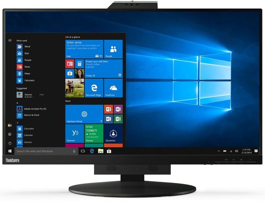 Монитор Lenovo 27" TIO 16:9 Non-touch IPS 2561x1440 6ms 1000:1 350 178/178 //HDMI-in/DP-in//IR Camera/Speakers, LTPS  11JHRAT1EU 11JHRAT1EU