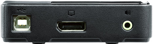 KVM переключатель ATEN DisplayPort+KBD+MOUSE+AUDIO, 1> 2  со шнурами USB/AUDIO 2x1.8м + DisplayPort 2х1.5м CS782DP-AT CS782DP-AT