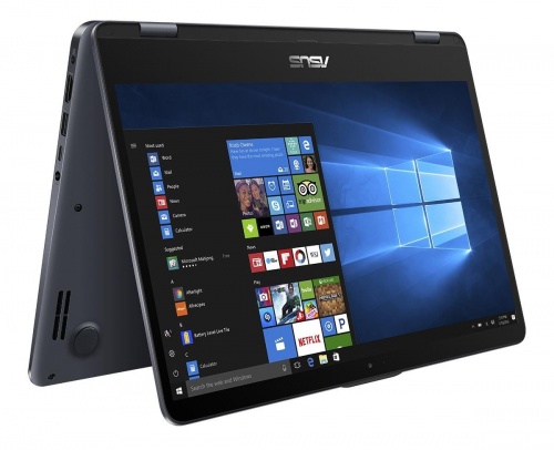 Ноутбук ASUS VivoBook Flip 14 XMAS TP401CA-EC083T Core m3-7Y30/4Gb/128Gb HDD/Intel HD 615/14.0"/FHD TOUCH/Windows 10/1,5kg/LIGHT GREY/Stylus 90NB0H21-M02860 90NB0H21-M02860