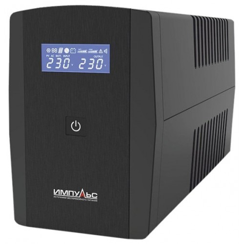 Источник бесперебойного питания Импульс СМАРТ 600, 600/360 ВА/Вт, LED, IEC-C13x4 JS60101 JS60101