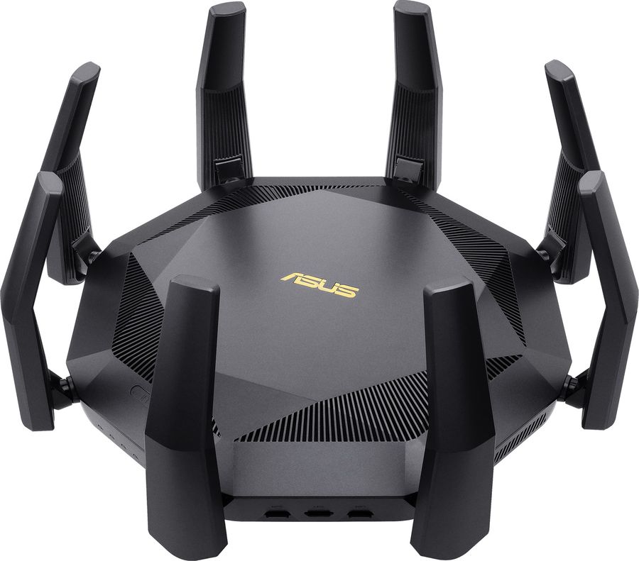 Маршрутизатор ASUS беспроводной AX6000 100/1000/10000BASE-T черный RT-AX89X RT-AX89X