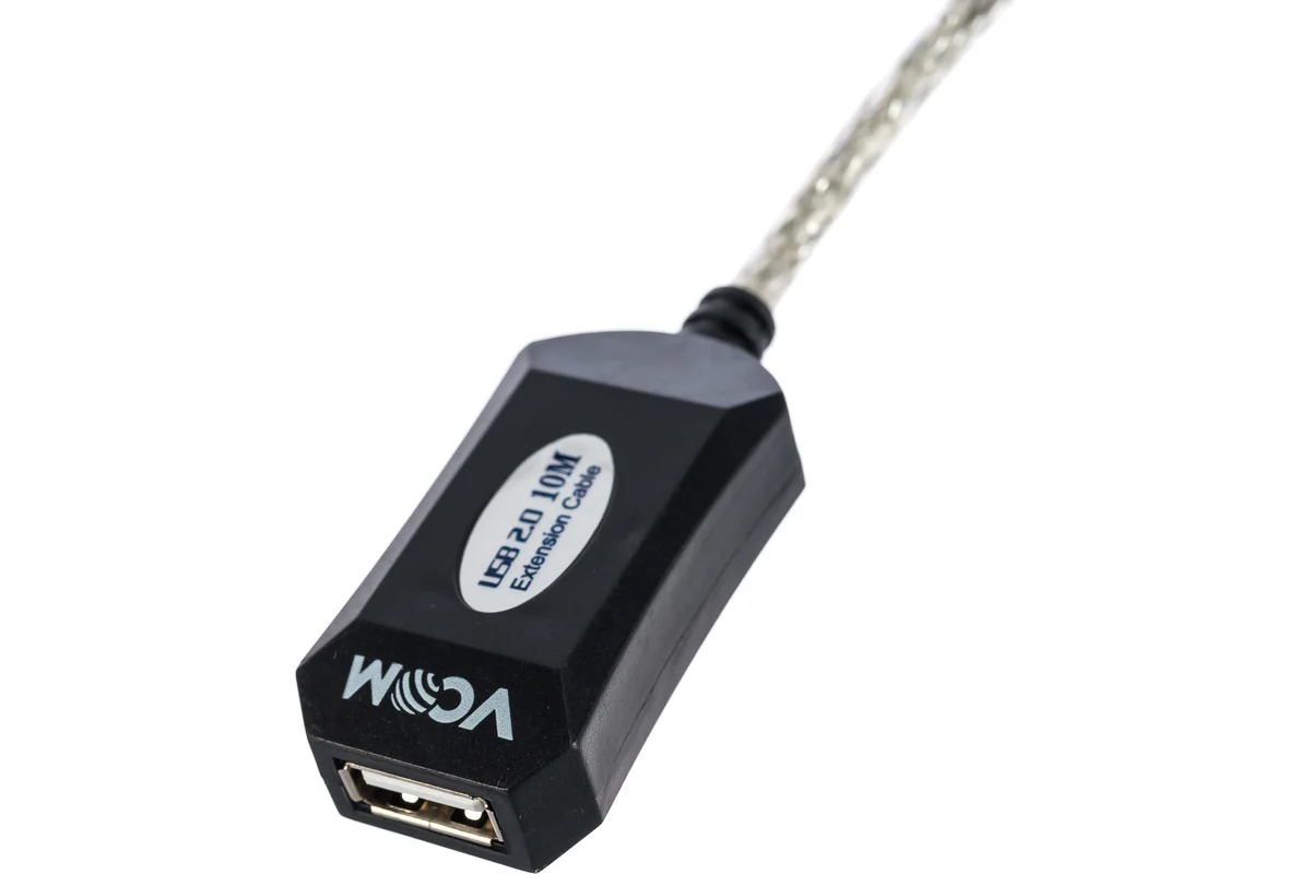Кабель VCOM VUS7049-10M USB2.0, Am--Af, удлинительный, активный, 10м VUS7049-10M #4