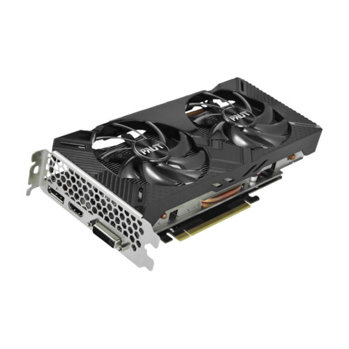 Видеокарта Palit nVidia GeForce GTX 1660TI DUAL OC 6144Mb 192bit GDDR6 1500/12000 DVIx1/HDMIx1/DPx1/HDCP NE6166TS18J9-1160A NE6166TS18J9-1160A