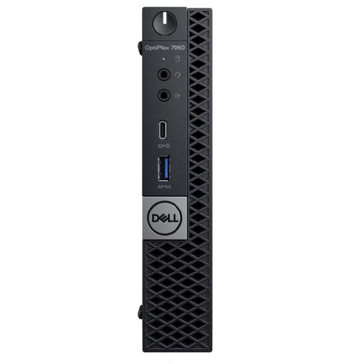 Компьютер Dell Optiplex 7060 Micro Core i5-8500T (2,1GHz)8GB (1x8GB) DDR4256GB SSDIntel UHD 630LinuxvPro, TPM3 years NBD 7060-7724 7060-7724