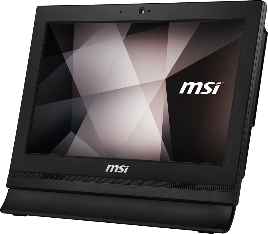 Моноблок MSI Pro 16T 10M-022XRU 15.6" HD Touch Cel 5205U (1.9) 4Gb SSD256Gb HDG CR noOS GbitEth WiFi BT 65W Cam черный 1366x768 9S6-A61811-093 9S6-A61811-093