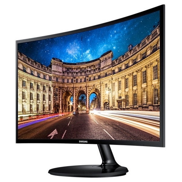 Монитор Samsung 27" C27F390FHM черный VA curved LED 1920x1080 4ms 16:9 250cd 178/178 HDMI D-Sub LC27F390FHMXUE LC27F390FHMXUE