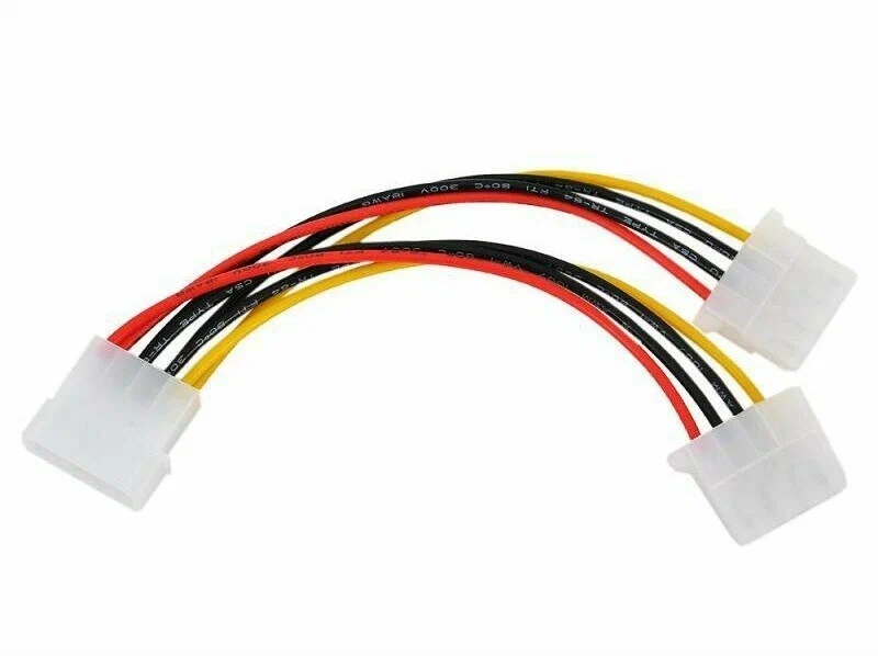 Разветвитель питания Gembird, Molex->2xMolex CC-PSU-1 CC-PSU-1