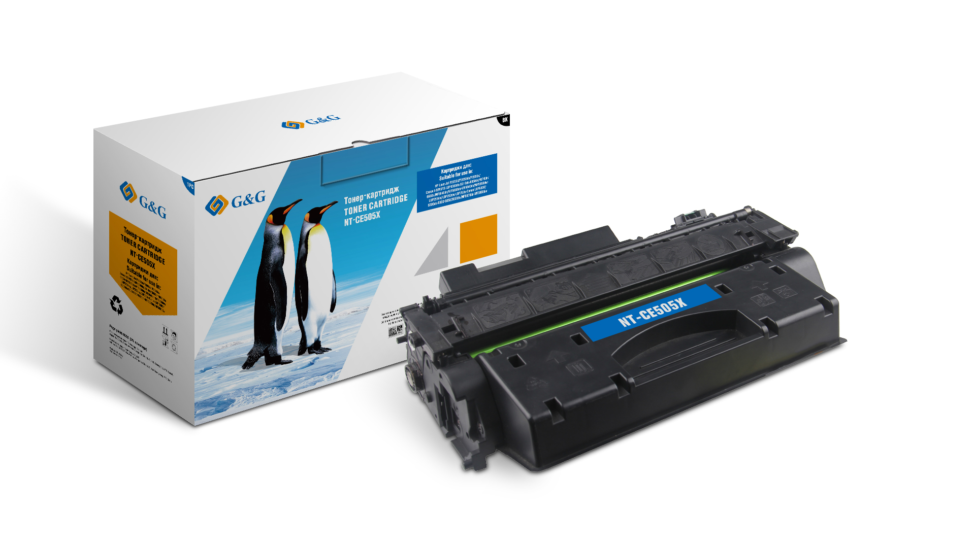 Тонер-картридж G&G для HP LaserJet P2055d/P2055dn/P2055x (6500стр) NT-CE505X/GG-CE505X NT-CE505X/GG-CE505X