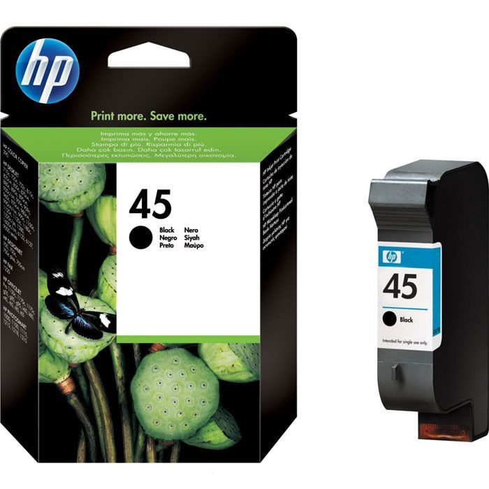 Картридж HP №45 51645AE, Black, 42ml для DJ710/720/8XX/1600/930C/950/959/970Cxi/DJ1100/20/1220C/6122 51645AE