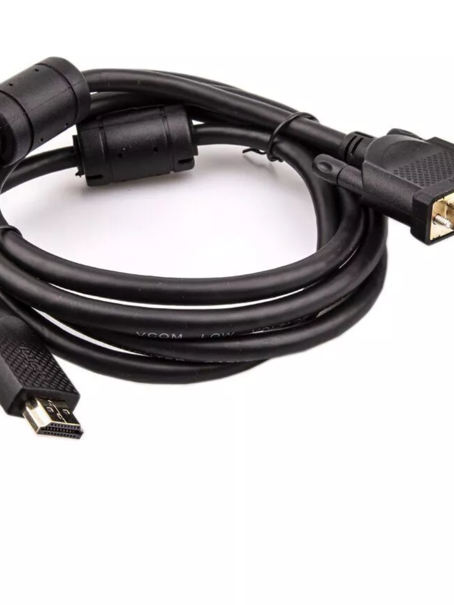 Кабель VCOM HDMI AM/DVI(24+1)M, 1.8м, CU, 1080P@60Hz, 2F, CG484G-1.8M CG484GD-1.8M CG484GD-1.8M