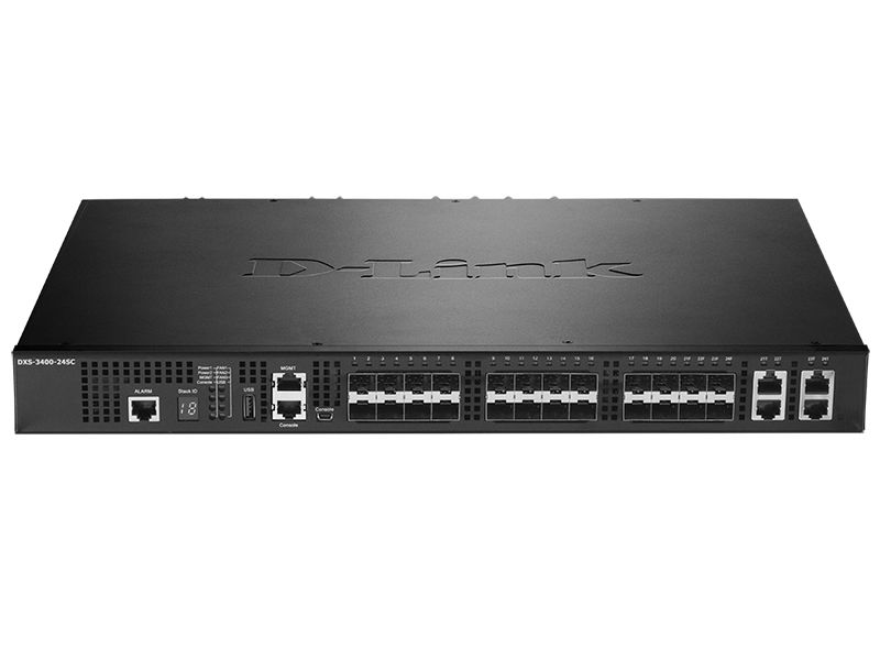 БУ Управляемый коммутатор с 20 портами 10G SFP+ и 4 комбо-портами 10GBase-T/SFP+ (DXS-3400-24SC) БУ DXS-3400-24SC
