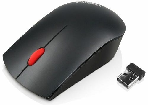 Мышь Lenovo ThinkPad Essential Wireless Mouse (Optical sensor and 1200 DPI, 1 AA battery, 2.4 GHz Wireless via Nano USB) 4X30M56887 4X30M56887