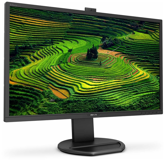 Монитор Philips 27" 1920x1080 60Гц  IPS W-LED 16:9 5ms(GtG) VGA DVI HDMI DP 2*USB 3.0 1*USB 2.0 50M:1 1000:1 178/178 250cd WEB-camera Tilt HAS Pivot Swivel Speakers Black 271B8QJKEB/00 271B8QJKEB/00