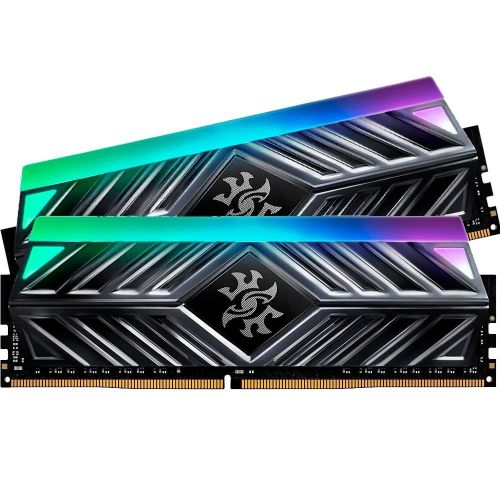 Модуль памяти ADATA 32GB DDR4 3600 DIMM XPG SPECTRIX D41 RGB Grey Gaming Memory Non-ECC, CL18, 1.35V, 1024x8, Kit (2x16GB), RTL (775500) AX4U3600316G18A-DT41 AX4U3600316G18A-DT41