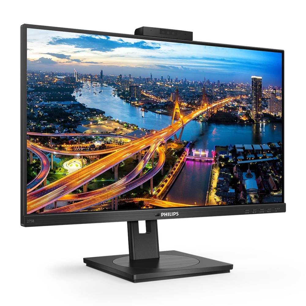 Монитор Philips 27'' [16:9] 2560х1440(WQHD) IPS, nonGLARE, 300cd/m2, H178°/V178°, 1000:1, 50M:1, 16.7M, 4ms, VGA, DVI, HDMI, DP, USB-Hub, Height adj, Tilt, Swivel, Speakers, 2Y, Black 275B1 275B1 #4