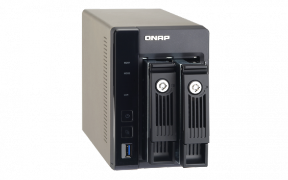 Сетевой RAID-накопитель QNAP 2 отсека для HDD, HDMI-порт. Четырехъядерный Intel Celeron J1900 2,0 ГГц, 8ГБ. TS-253 Pro-8G TS-253 Pro-8G