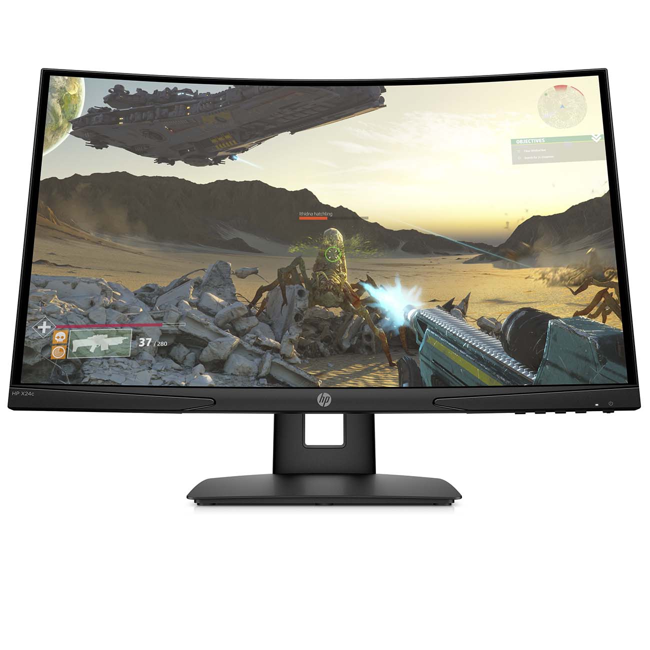 Монитор HP X24c Curved Gaming Monitor (поврежденная коробка) 9FM22AA_SP 9FM22AA_SP