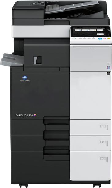 МФУ Konica Minolta bizhub C258 цветное, А3, до 80000стр./мес, дуплекс, 2 лотка 500 листов, 25 стр./мин. ж/д 250ГБ, сеть A7R0027 A7R0027