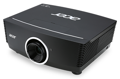 Проектор Acer F7600 DLP projector, 1920*1200, DLP 3D, 4 000:1, 5000 ANSI Lumens, 8.6kg, HDMI/DP, Lan, объективы опционально MR.JNK11.001 MR.JNK11.001