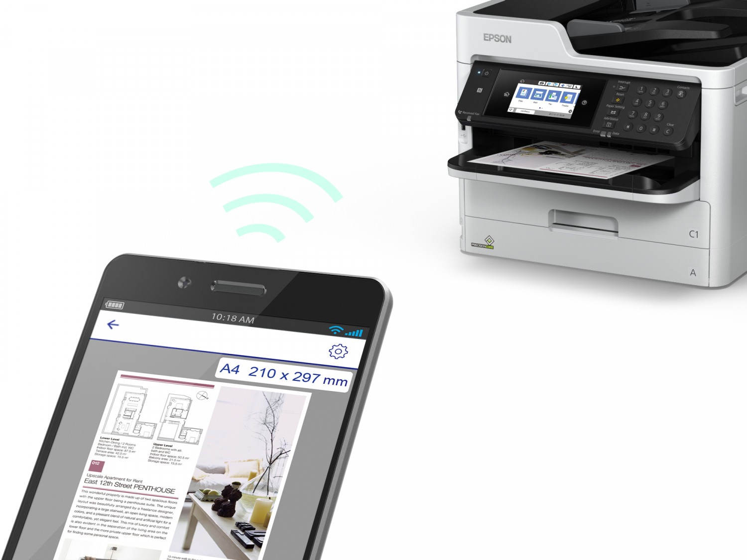 МФУ Epson WorkForce Pro WF-C5790DWF  цвет. А4 C11CG02401 C11CG02401 #8