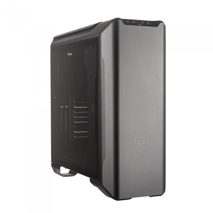 Корпус Cooler Master MasterCase SL600M Black Edition Black Aluminium paneling, Vertical Chimney layout, Noise reduction technology, Rotatable PCI bracket, Versatile storage bracket, 1xUSB3.1 Type C, 2xUSB3.0, 2x USB2.0 (094723) MCM-SL600M-KGNN-S00 MCM-SL600M-KGNN-S00