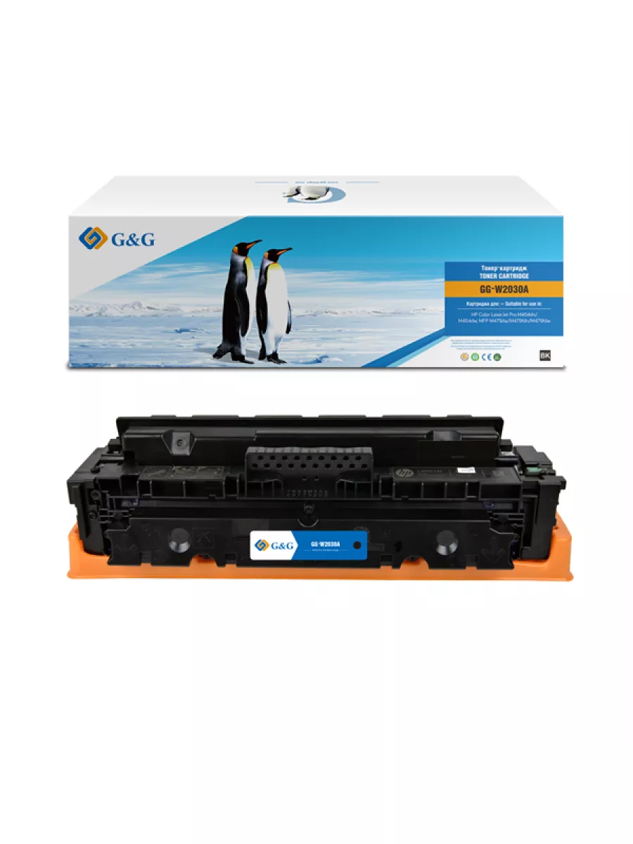 Картридж G&G 415A для HP CLJ M454/M479, with chip (2 400стр.), черный (замена W2030A) GG-W2030A GG-W2030A