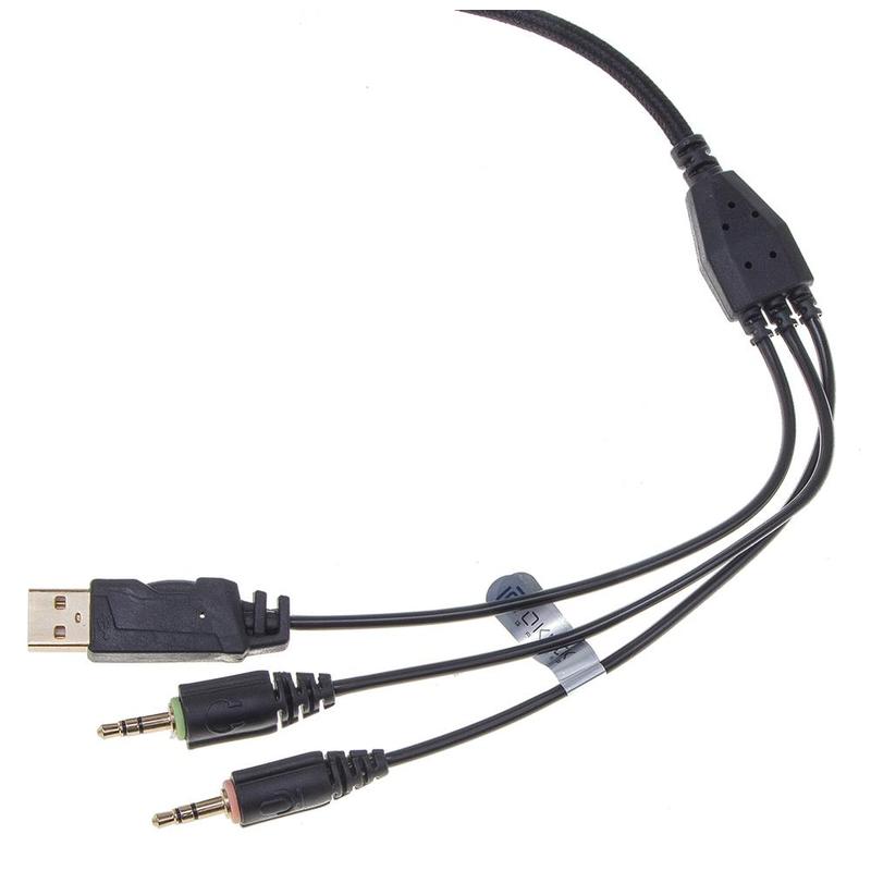 Наушники с микрофоном OKLICK ARROW черный 2.2м мониторные оголовье HS-L450G HS-L450G