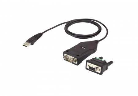Адаптер ATEN USB<=>RS422/485, А-тип>RJ45, Male, USB 2,0, шнур 1,2м,, (для подключения COM устройств к компьютеру;max data rate 921,6KBit/s;5 лет гар+электростраховка) UC485-AT UC485-AT
