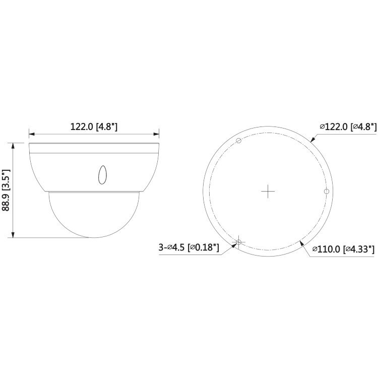 Видеокамера IP Dahua DH-IPC-HDBW5231RP-ZE купольная 4Mп; 1/2,8" 2 Mп STARVIS™ CMOS; моторизированный объектив: 2.7-13.5 мм; DH-IPC-HDBW5231RP-ZE DH-IPC-HDBW5231RP-ZE