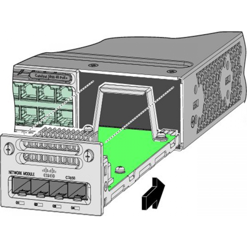 Модуль Cisco Catalyst 3850 4 x 1GE Network Module C3850-NM-4-1G C3850-NM-4-1G #2