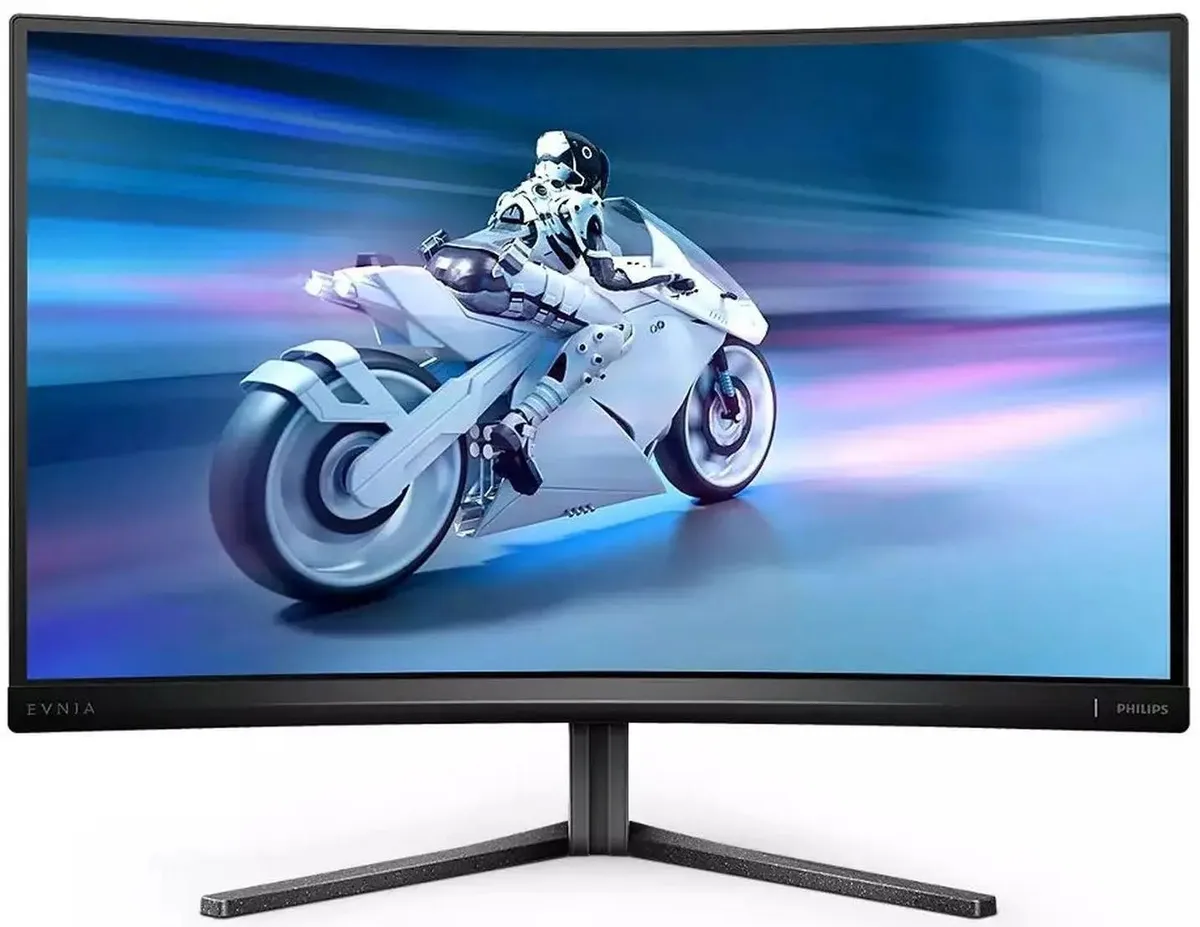 Монитор Philips  LCD 27'' [16:9] 2560х1440(WQHD) VA, Curved, nonGLARE, 240 Hz, 400cd/m2, H178°/V178°, 3000:1, 16.7M, 1ms, 2xHDMI, 2xDP, USB-Hub, Height adj, Tilt, Swivel, Speakers, 3Y, Grey 27M2C5500W 27M2C5500W