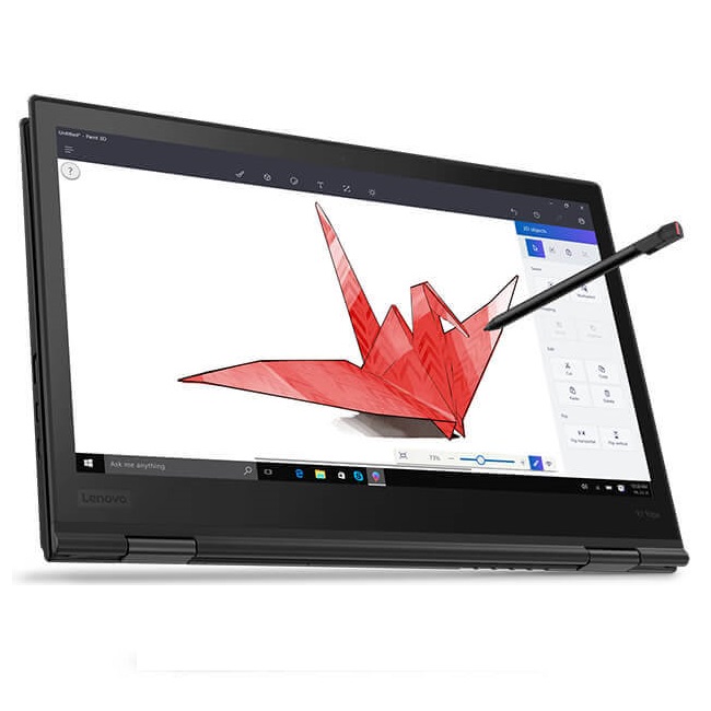 Ноутбук Lenovo ThinkPad X1 YOGA 14" Gen3 TOUCH WQHD(2560x1440)IPS,I7_8550U(1,8GHz),16GB LPDDR3, 512GB SSD, Intel HD 620,NoODD,4G-LTE,Pen PRO,WiFi,BT,4cell,Win 10 PRO 64, 1,27Kg,3y.OS 20LD002MRT 20LD002MRT