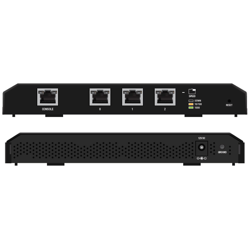 Маршрутизатор Ubiquiti EdgeRouter 10/100/1000 Mbit/s Gigabit Ethernet ERLITE-3 ERLITE-3