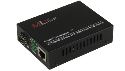 Медиаконвертер MlaxLink UTP/SFP, 100Мб/с, RJ45/SFP ML-MCV-S01G-RJ ML-MCV-S01G-RJ