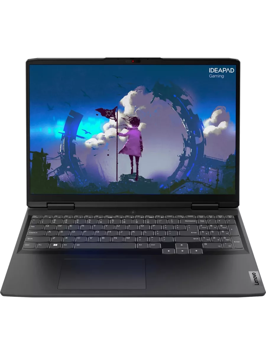 Ноутбук Lenovo IdeaPad Gaming 3 15IAH7 15.6"(1920x1080 IPS)/Intel Core i5 12500H(2.5Ghz)/16384Mb/512SSDGb/noDVD/Ext:nVidia GeForce RTX3050Ti(4096Mb)/Cam/BT/WiFi/45WHr/war 1y/2.31kg/onyx grey/noOS + 170W, RU kbd 82S90042RK 82S90042RK