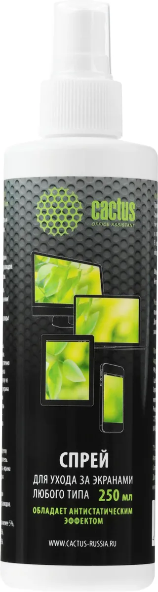 Спрей для экранов Cactus CS-S3002 250 мл CS-S3002 #1