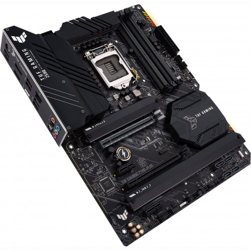 Материнская плата ASUS TUF GAMING Z590-PLUS, LGA1120, Z590, 4*DDR4, DP,HDMI, CrossFireX, SATA3,RAID, Audio, Gb LAN, USB 3.2*8, USB 2.0*2, COM*1 , ATX TUF GAMING Z590-PLUS TUF GAMING Z590-PLUS