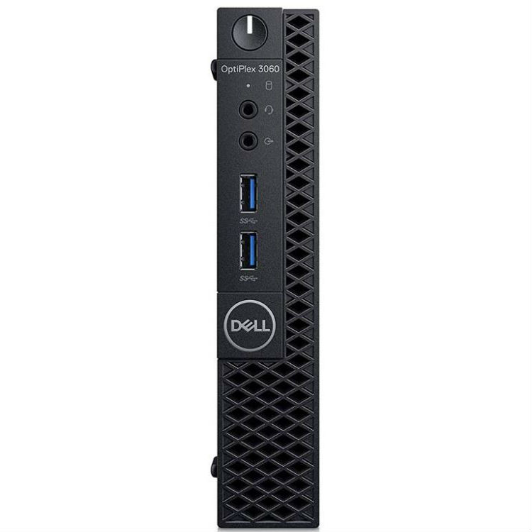 Компьютер Dell OptiPlex 3060 (3060-1110) Dell OptiPlex 3060 MFF, i3-8100T (3.1GHz,6MB,4C), 8GB (1x8GB) DDR4, 256GB SSD, UHD 630, keyb, mouse, Win10 Pro64, TPM,   3060-1110 3060-1110