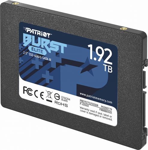 Твердотельный накопитель Patriot SATA 1.92Tb PBE192TS25SSDR Burst Elite 2.5" PBE192TS25SSDR PBE192TS25SSDR