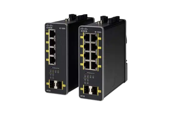 Коммутатор Cisco IE-1000 GUI based L2 PoE switch, 2GE SFP + 4 FE copper ports IE-1000-4P2S-LM IE-1000-4P2S-LM