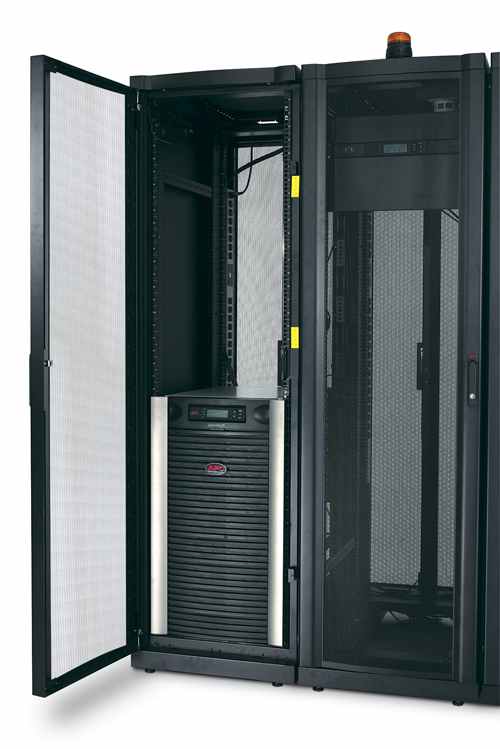 Источник бесперебойного питания APC  Symmetra LX 16 кВА с наращиванием до 16 кВА N+1, стоечного исполнения, 220/230/240 В или 380/400/415 В  SYA16K16RMI SYA16K16RMI