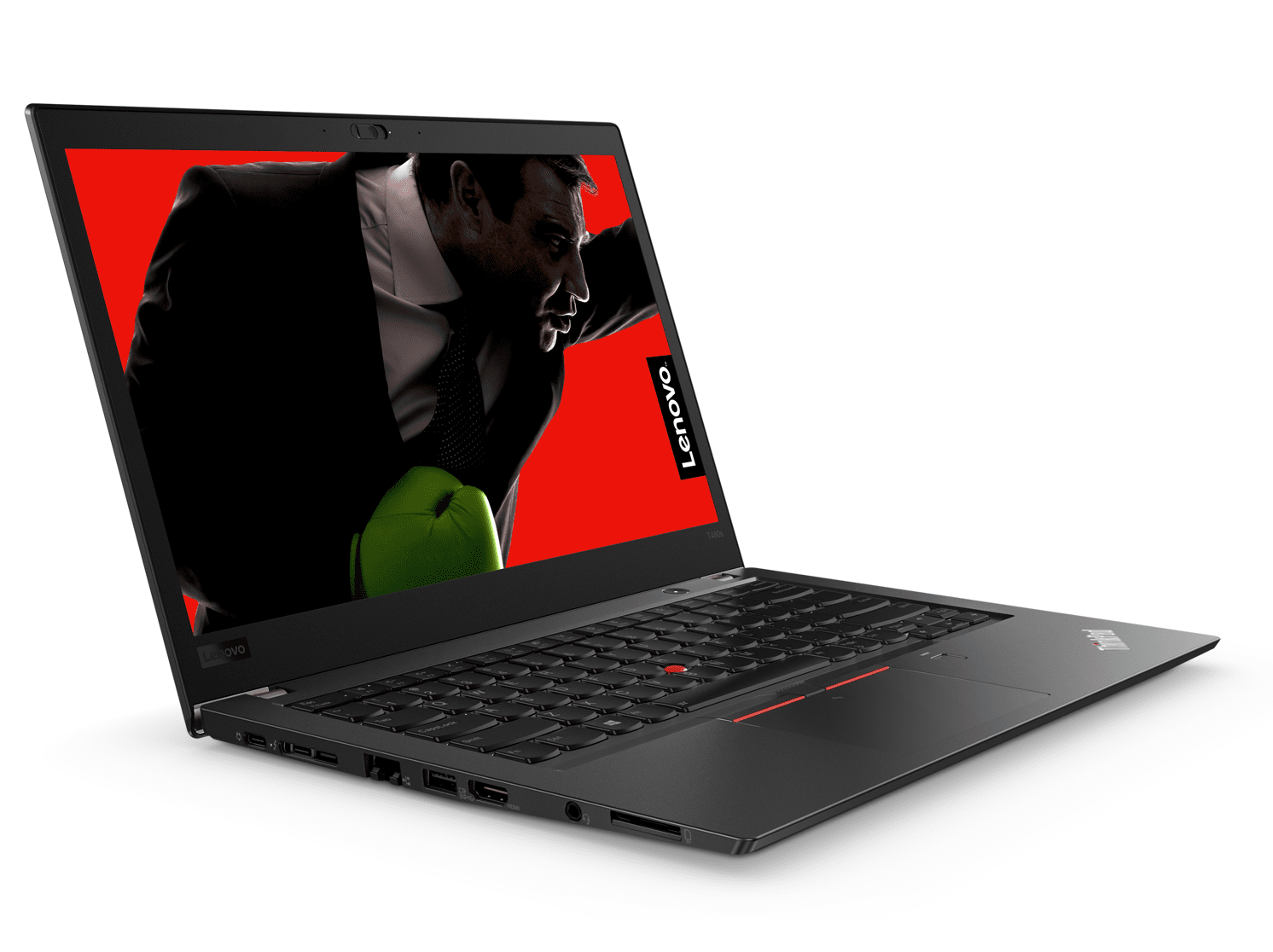 Ноутбук Lenovo ThinkPad T480s, 14.0" IPS, i7-8550U, 16GB, 512GB SSD, IntelHD, LTE, WiFi, BT, Win10Pro 20L7001HRT