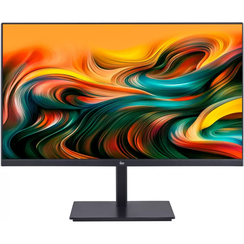 Монитор iRU Малахит 23.8" черный IPS LED 5ms 16:9 HDMI матовая HAS Piv 250cd 178гр/178гр 1920x1080 75Hz VGA DP FHD 3.5кг (RUS) 24F01H 24F01H