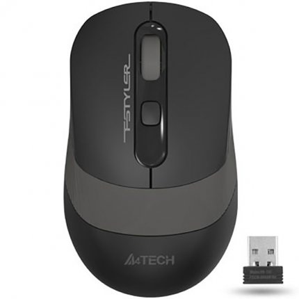 Мышь беспроводная A4Tech Fstyler FG10 оптическая, беспроводная, USB, черный и серый FG10 GREY FG10 GREY #3