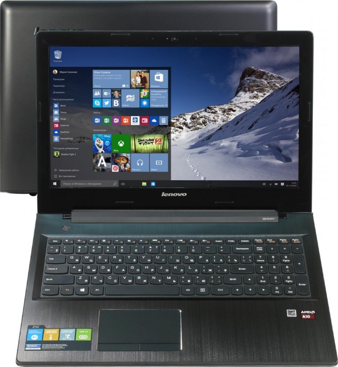Ноутбук Lenovo IdeaPad Z5075 (FX 7500, 15.6" FHD, 8Gb, 1Tb, R7 M260DX 2Gb, DVD-RW, Wi-Fi, Bluetooth, CAM, Win 10, Black) (80EC00NARK) 80EC00NARK