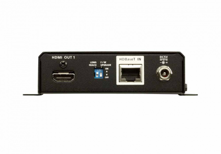 Удлинитель-передатчик ATEN HDMI+ETHERNET+RS232+IR, 100 метр,, 1xUTP Cat5e, 2xHDMI+RJ45+RS232+2xIR, 6xF+2x3 винта, без шнуров, DC 5,3V, (макс,разр,4096x2160/3840x2160 60Hz 4:2:0/30Hz 4:4:4 70м Cat5e/6;100м Cat6a/1080p 100м Cat 5e/6/6a;HDCP) VE814AR-AT VE814AR-AT-G